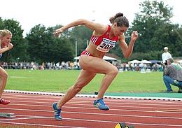 Natascha Rother zeigte sich über 200m stark verbessert